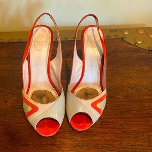 Emilio Pucci Slingback Heels 👠 Made in Italy, sz 39.5